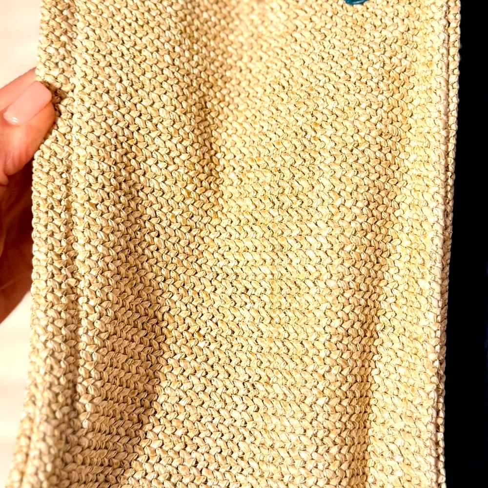 Kurt Geiger Beige Tote with Pink and Green Accents - Picture 5 of 7